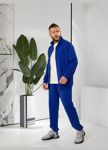 Чоловічий спортивний костюм колір темно синій
