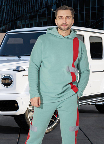 Чоловічі спортивні костюми Теплий видовжений костюм