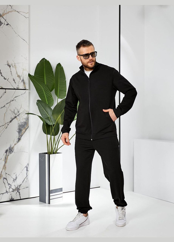 Чоловічий спортивний костюм колір темно синій